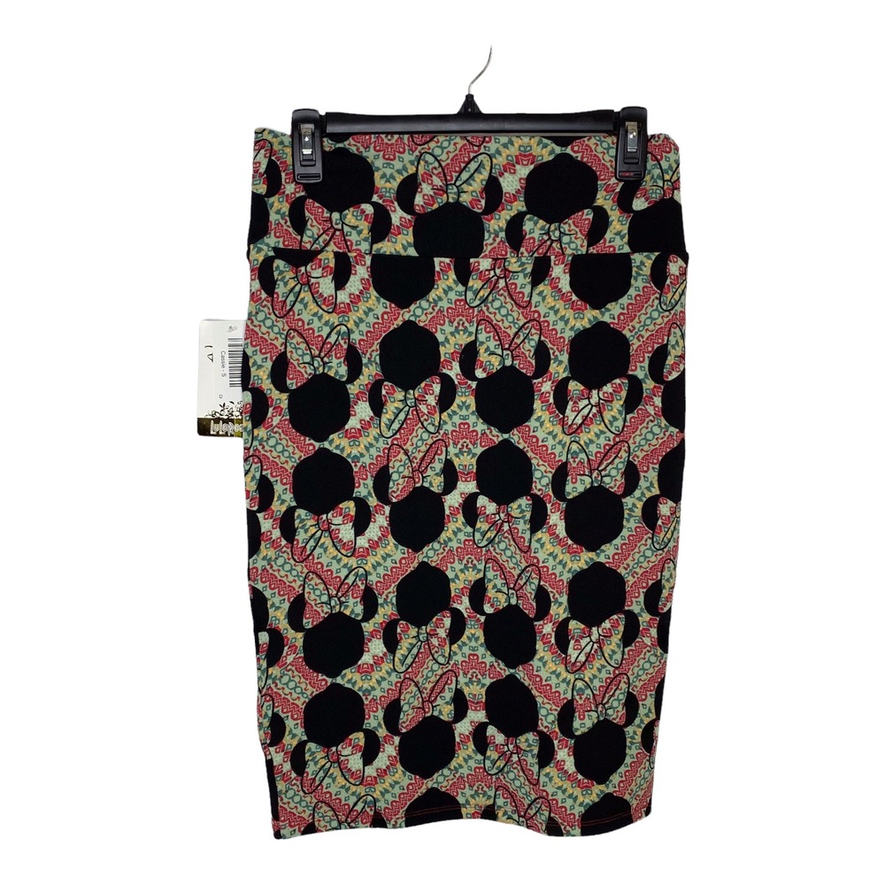 LuLaRoe Disney Cassie Skirt Size Small‎ Multicolor Stretch (1071)